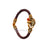 Om Trishul Damroo Mahadev Gold Plated Special Rudraksha Kada in India, US, UK, Australia, Europe