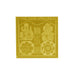 Laxmi Ganesh Yantra In Copper Gold Plated - 3 Inches Size in India, US, UK, Australia, Europe