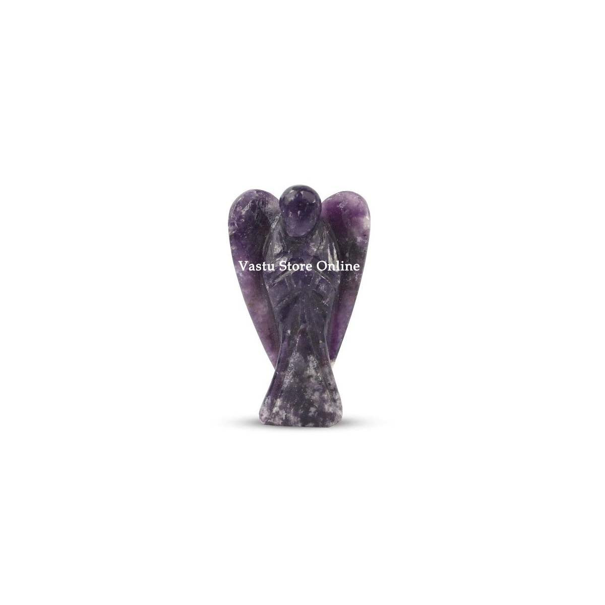 Lepidolite Crystal Angel in India, US, UK, Australia, Europe