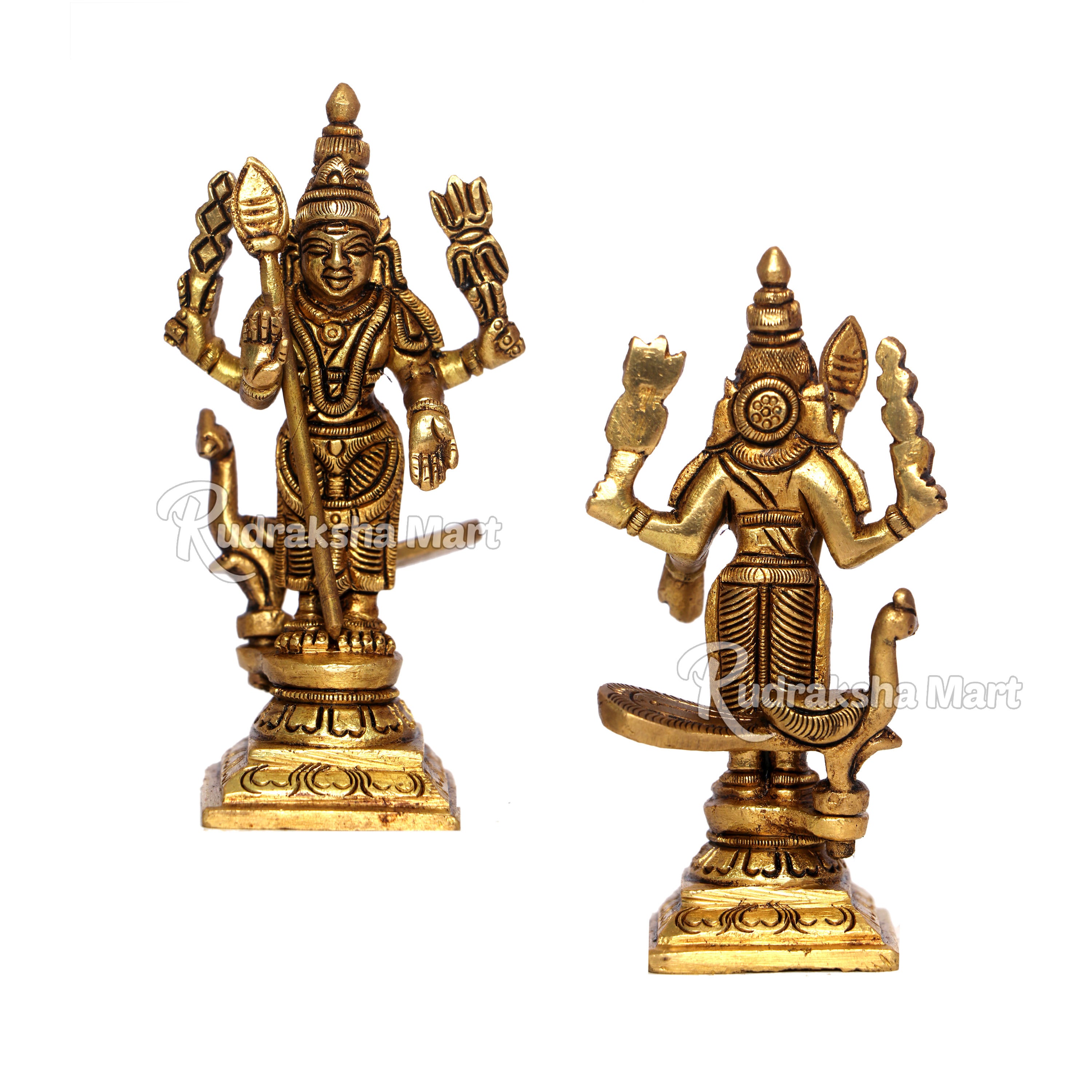Lord Murugan (Kartikeya) Swami Brass Idol Statue in India, US, UK, Australia, Europe