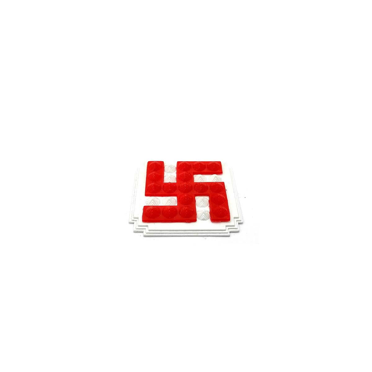 Plastic Swastik Pyramid Vastu - Red Color in India, US, UK, Australia, Europe