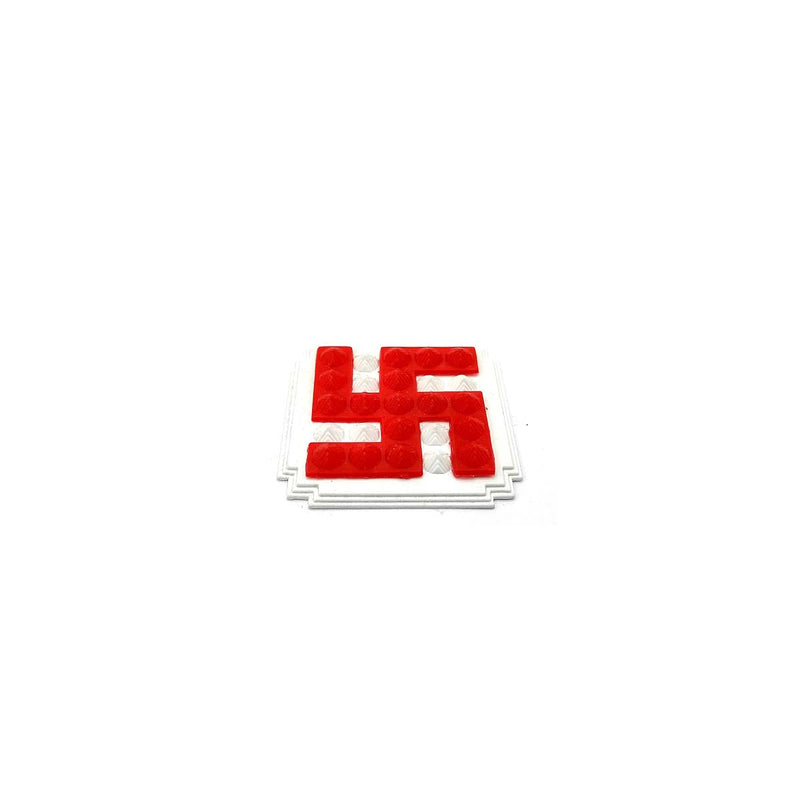 Plastic Swastik Pyramid Vastu - Red Color in India, US, UK, Australia, Europe