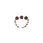 4 Mukhi Nepali and 5 Mukhi Java Combination Rudraksha Bracelet In Pure Silver in India, US, UK, Australia, Europe