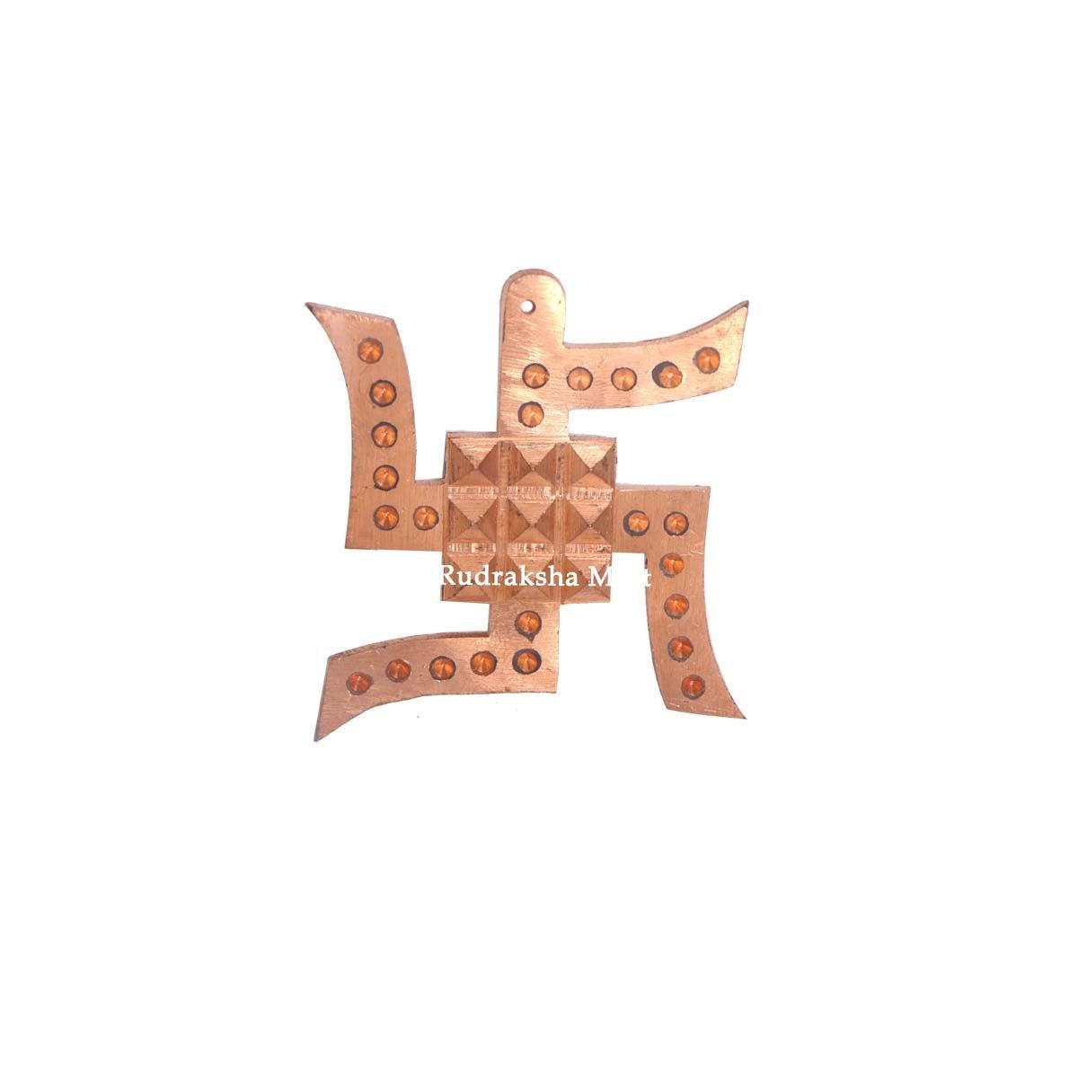 Copper Swastik 9 Pyramid Vastu Remedies for Home, Office & Factory in India, US, UK, Australia, Europe