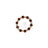 5 Mukhi Java Rudraksha with Moti (Pearl) Combination Adjustable Bracelet in India, US, UK, Australia, Europe