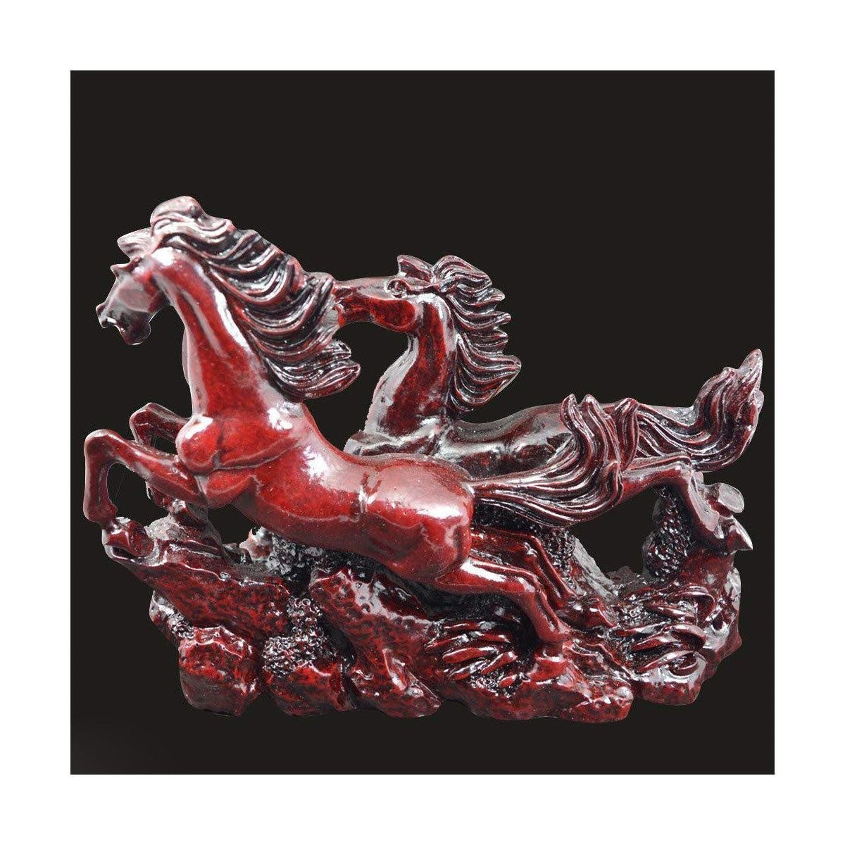 2 Red Porcelain Running Horses in India, US, UK, Australia, Europe