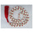 Skull Necklace mala Skull Rosary Bone Mala for Goddess Kali in 54 beads in Red Thread 10mm in India, US, UK, Australia, Europe