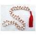Skull Necklace mala Skull Rosary Bone Mala for Goddess Kali in 54 beads in Red Thread 10mm in India, US, UK, Australia, Europe