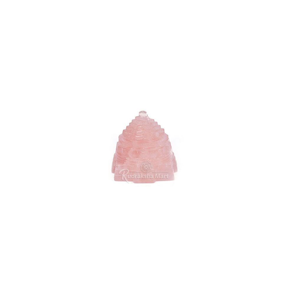 Shree Yantra In Rose Quartz Gemstone in India, US, UK, Australia, Europe