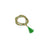 5 Mukhi Java Rudraksha with Green Aventurine Combination Mala in India, US, UK, Australia, Europe