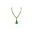 5 Mukhi Java Rudraksha with Green Aventurine Combination Mala in India, US, UK, Australia, Europe