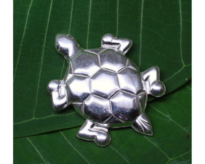 92.5 Pure Silver Tortoise Turtle for Vastu Improvement in India, US, UK, Australia, Europe