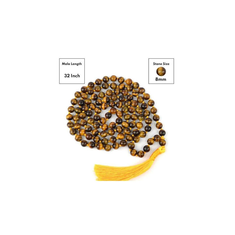 Tiger Eye Beads Mala in India, US, UK, Australia, Europe