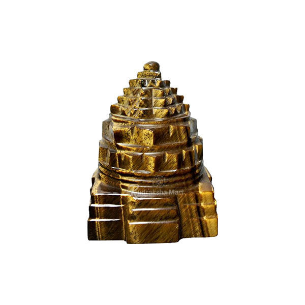 Shree Yantra In Tiger Eye Gemstone Stone in India, US, UK, Australia, Europe