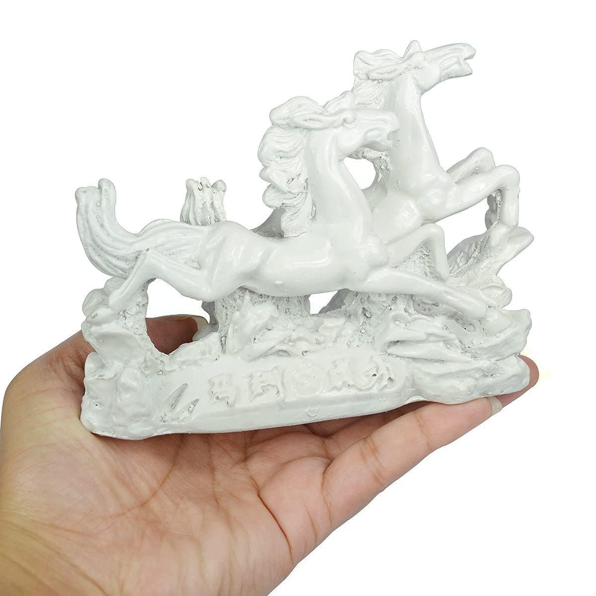 2 White Porcelain Running Horses in India, US, UK, Australia, Europe