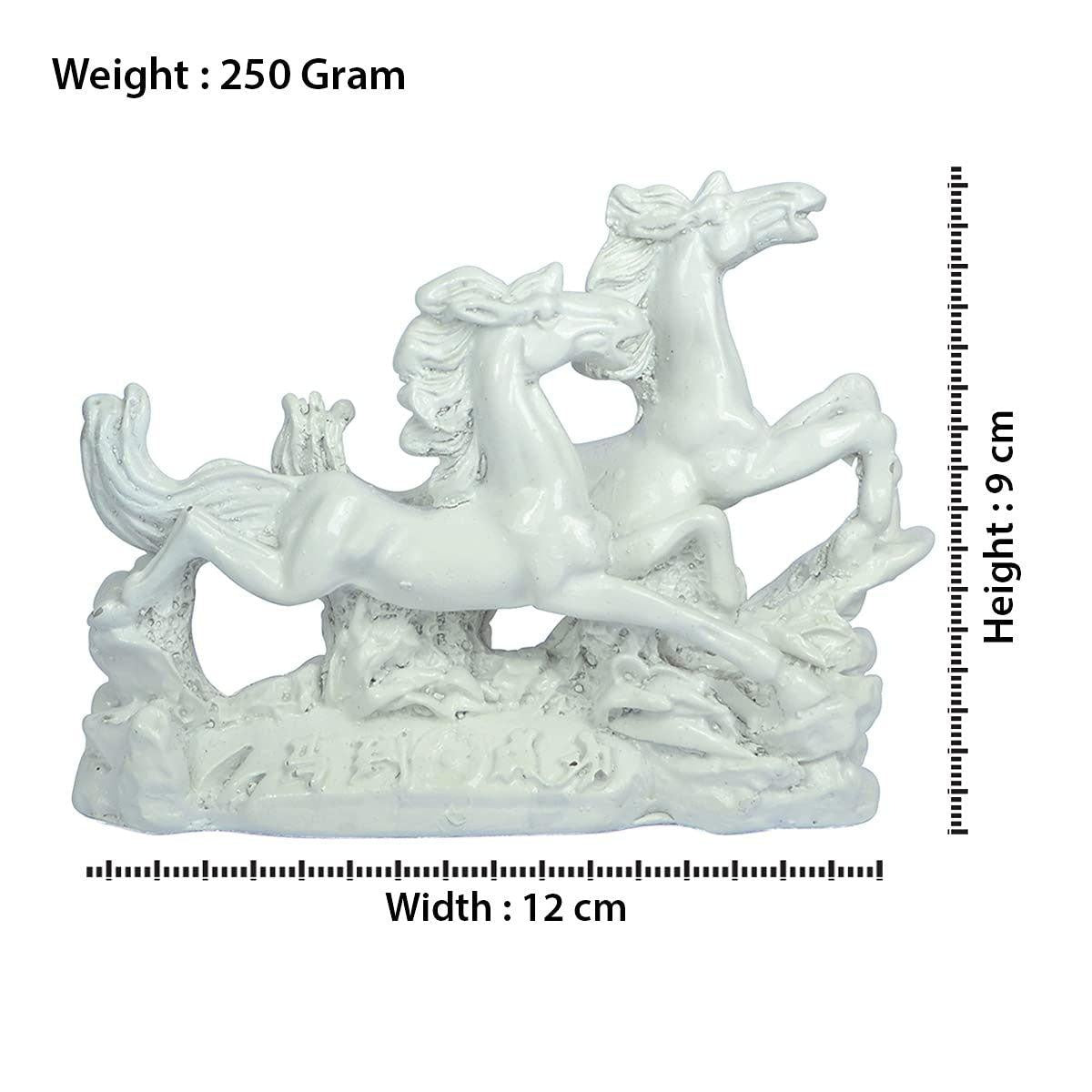 2 White Porcelain Running Horses in India, US, UK, Australia, Europe