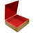 Wooden Pyramid Wish Box with Om Sticker for Reiki and Crystal Healing in India, US, UK, Australia, Europe
